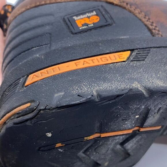 Timberland Endurance Pro Mens Size 11 M Brown Leather Steel Toe Work Boots 52562 - Picture 12 of 12